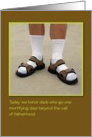 Humorous Father’s Day Socks and Sandles Card