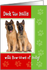 Deck the Halls, Customizable Christmas Photo Card