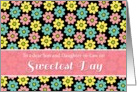 Sweetest Day Floral Greeting for Son and Daughter-in-Law card