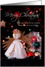 Merry Christmas to Mother of our Children, Angel Ornaments card