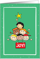Joy to the World, International Children Christmas Holiday Card