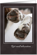 Rest and Relaxation Get Well Card