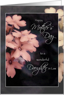 Mother’s Day Card for Daughter In Law, Peach Garden Phlox Flowers card