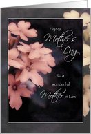 Mother’s Day Card for Mother in Law, Peach Garden Phlox Flowers card