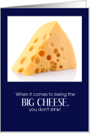 Boss’s Day, The Big Cheese card