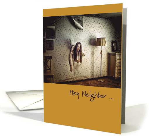 Humorous Thank You Neighbor card (1340556)