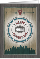 Father’s Day Step Dad, Rustic Wilderness Graphics card