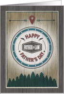 Father’s Day Father-in-Law, Rustic Wilderness Graphics card