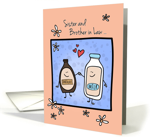 Sister & Brother in Law Anniversary, Made for Each Other card