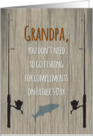 Grandpa Father’s Day, Fishing for Compliments card