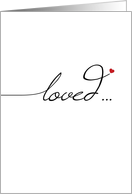 Valentine’s Day, Loved Forever card