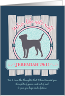 Labrador Retriever, Life Gets Ruff - Thinking of You, Scripture card