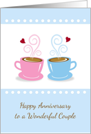 Anniversary for Couple, Whole Latte Love card