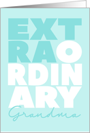 Extraordinary Grandma, Mother’s Day card