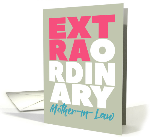 Extraordinary Mother-in-Law, Birthday card (1567008)