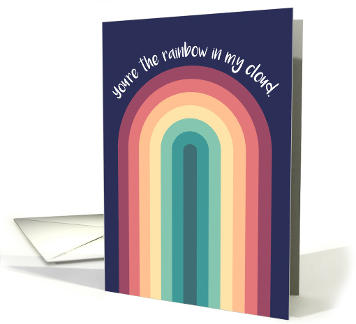 You're the Rainbow In My Cloud Thank You card (1684366)