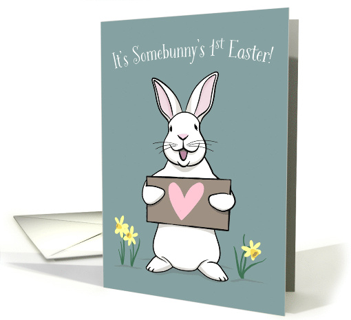 It's Somebunny's First Easter Cute Bunny with Springtime... (1723230)