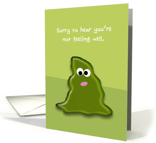 Get Well, Hope It Snot Contagious, Humor card (880845)