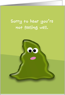 Get Well, Hope It Snot Contagious, Humor card