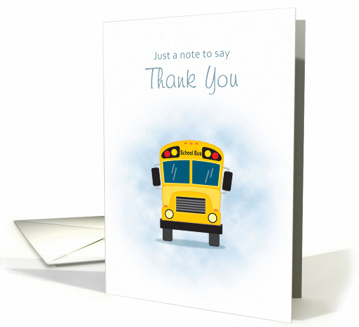 Thank You School Bus Driver card (880853)