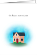 We Have a New Address, Cute Whimsical House card
