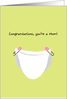 Congratulations on Becoming a Mom, Mother, Alot of Changes, Baby Girl card