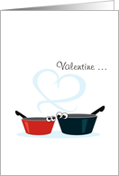 Valentine, Simmer to Boil with Steamy Heart card