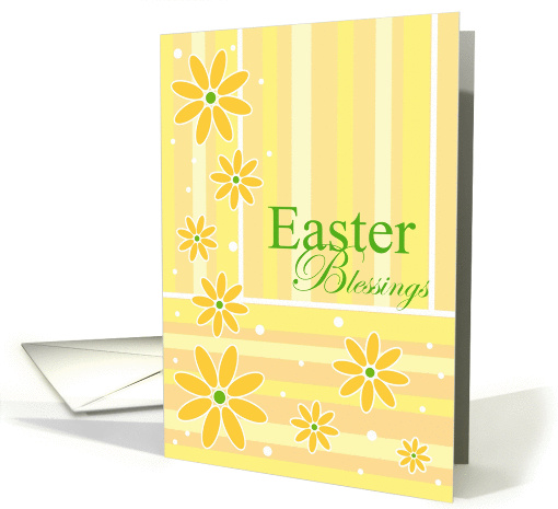 Easter Blessings, Stripes & Daisies card (903054)