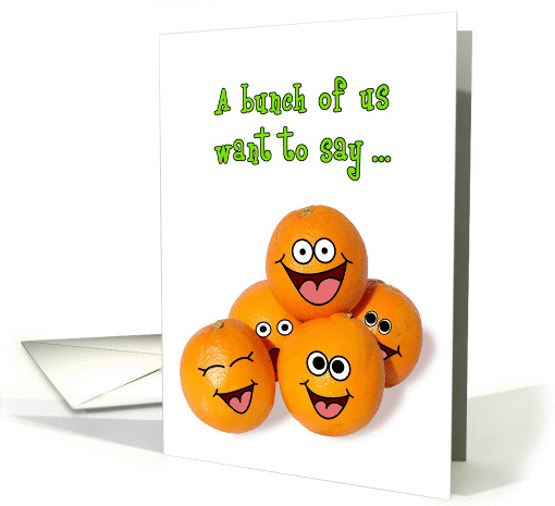 Congratulations from the Bunch card (912103)