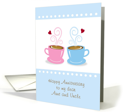 Anniversary Aunt Uncle, Whole Latte Love, card (918047)