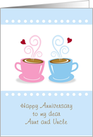 Anniversary Aunt Uncle, Whole Latte Love, Card