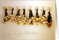 Thank You Teacher Card