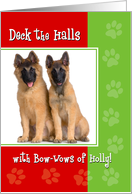 Deck the Halls, Customizable Christmas Photo Card