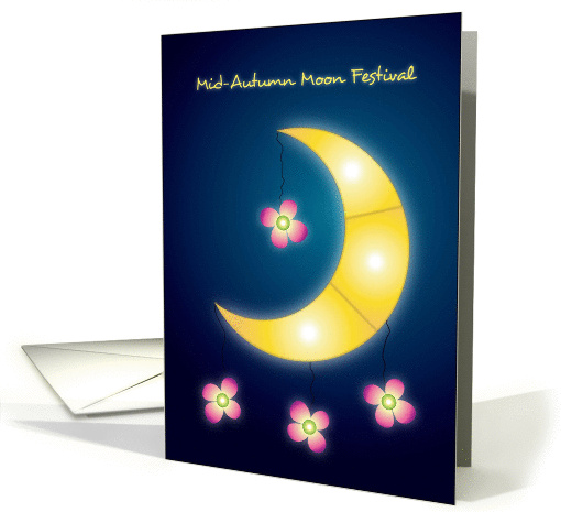 Chinese Mid-Autumn Moon Festival, Flower Lanterns card (962863)