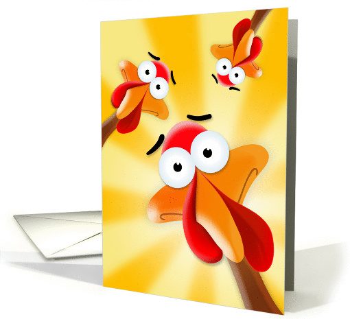 Happy Turkey Day! Funny Thanksgiving Turkeys card (963673)