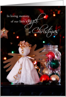 In Loving Memory of Our Little Angel at Christmas card