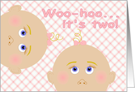 Baby Shower Cards For Twins From Greeting Card Universe