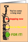 Card of encouragement card