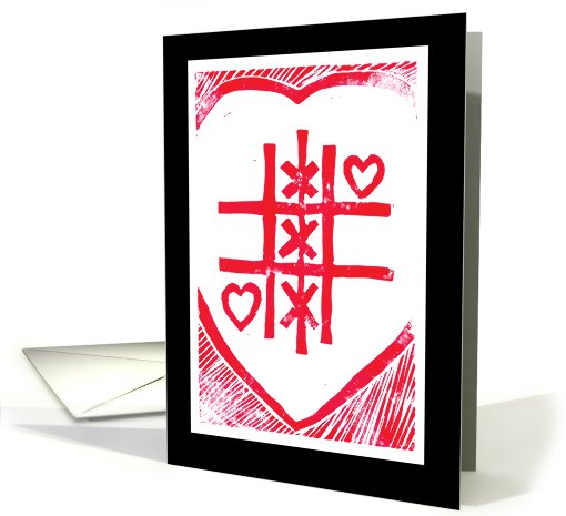 Heart-Tac-Toe card (825922)