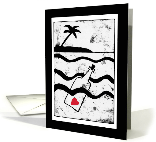 Heart in a Bottle card (827103)