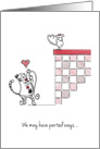 Happy Valentine’s Day for ex-girlfriend, Cat sings to mouse card