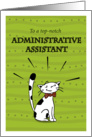 Happy Administrative Professionals Day, General, Proud cat card