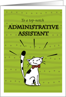 Happy Administrative Professionals Day, General, Proud cat card