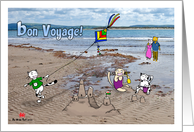 Bon Voyage - Holiday at the beach seaside card