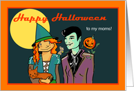 Happy Halloween - To My Moms card