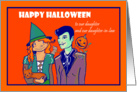 Daughter and daughter-in-law Halloween greeting card