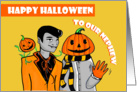 Halloween Pumpkin Family - To Our Nephew card
