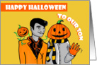 Halloween To Our Son - Genderqueer Parents card