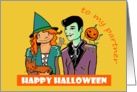 Happy Halloween Partner - lesbian couple card