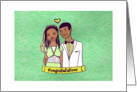 Congratulations - Wedding Couple card